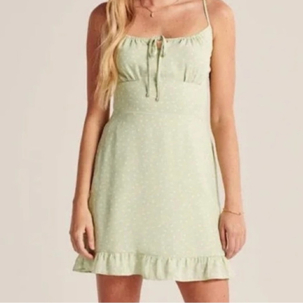 Abercrombie & Fitch Light Green Mini Dress